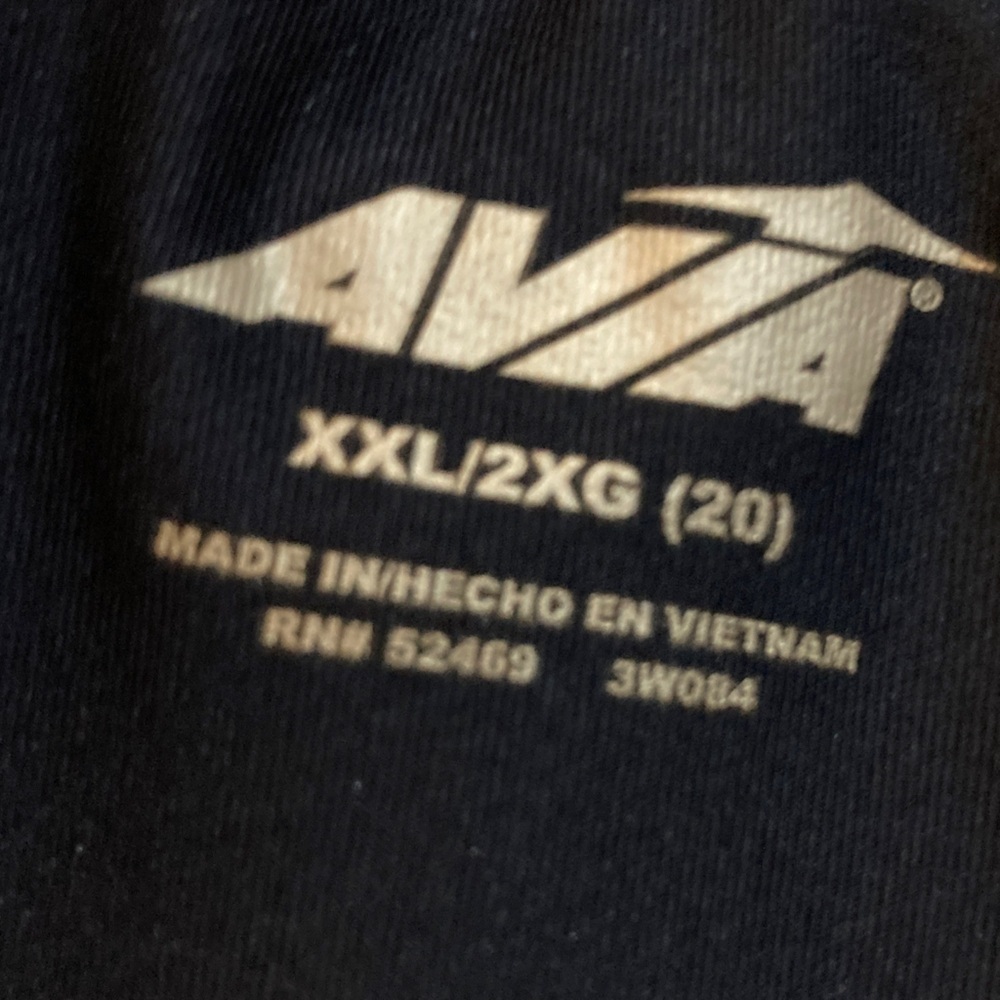 Avia Women's Athletic Shorts in Navy Blue - Picture 2 of 4